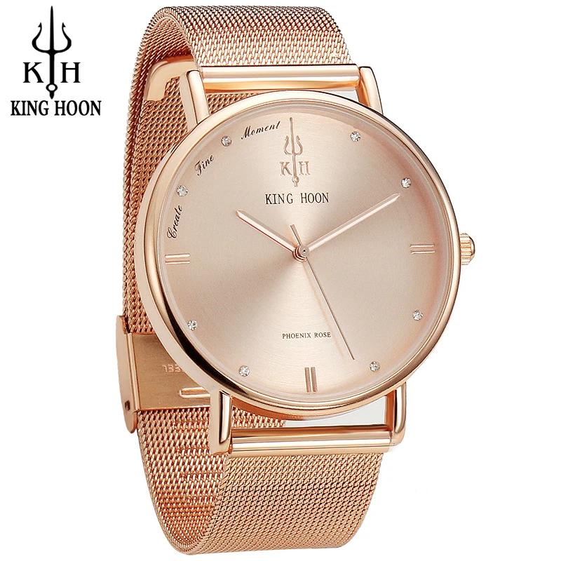 

2017 new Leisure Milan strap Thin and simple design Luxury brand Belt Ladies Watch neutral Bauhaus design Ultra-thin Hot Sale