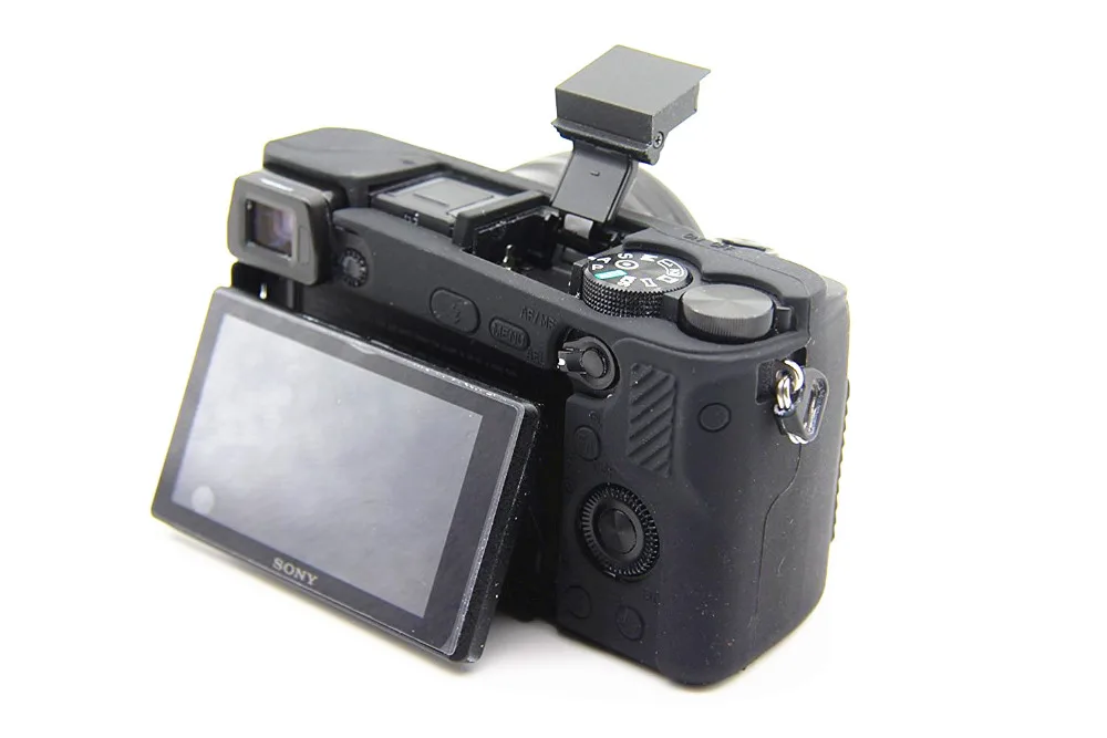 Силиконовая кожа брони Камера чехол Корпус чехол протектор для sony A6000 A6300 A6400 цифровой Камера ILCE-6000 ILCE-6300 ILCE-6400