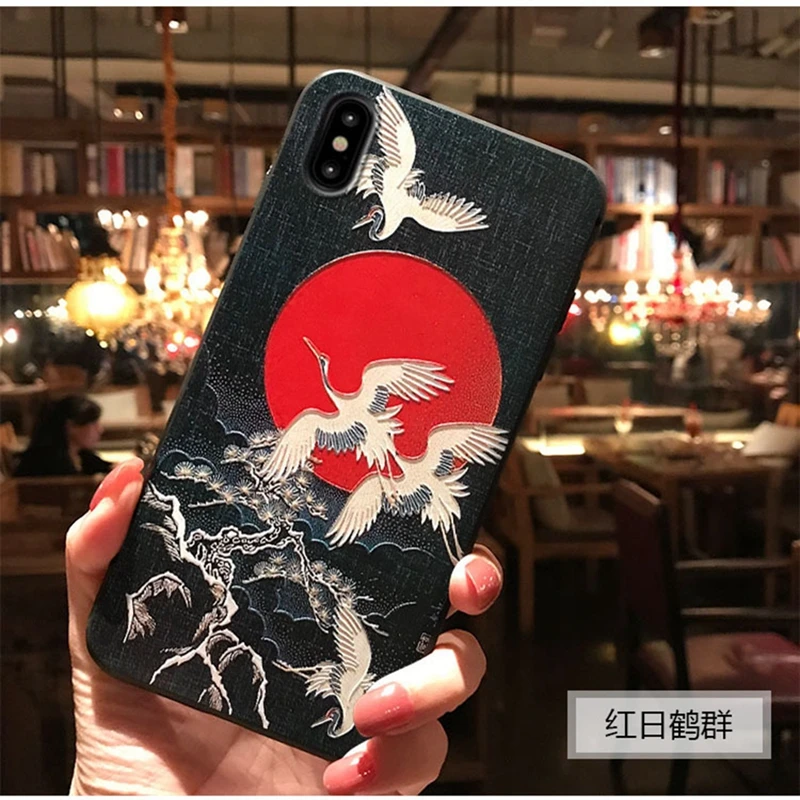 Китайский дракон Телефон чехол для IPhone X Xs Max 6S 6 7plus 8 Plus мобильный телефон мягкий