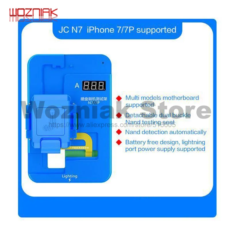 JC NAND HDD buushing тестирования фиксированной приспособление фиксированное для IPHONE 7/7 P/8 8P X/XS/xsmax жесткого диска щетка машина испытания Функция