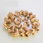 Медное колено с прямым углом 18, 14, 38 дюйма, M9.5, M12.7, M16.5, внутренняя резьба, фитинги для водопроводных труб, пневматический разъем