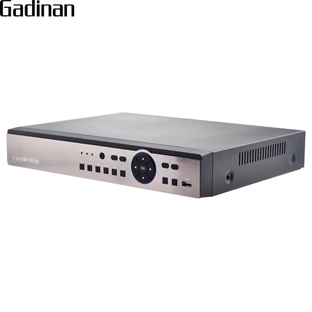 GADINAN 16CH 4MP AHD DVR рекордер IP поддержка 3MP/4MP и 5MP Гибридный CCTV 5 в 1 (AHD/IP/аналоговый/TVI/CVI)