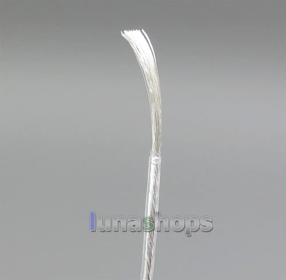 LN005194 5 м 26AWG Ag99.9% Acrolink чистый посеребренный+ 7N OCC медный сигнальный тефлоновый кабель на корме 65/0. 05 мм2 диаметр: 0,85 мм для DIY