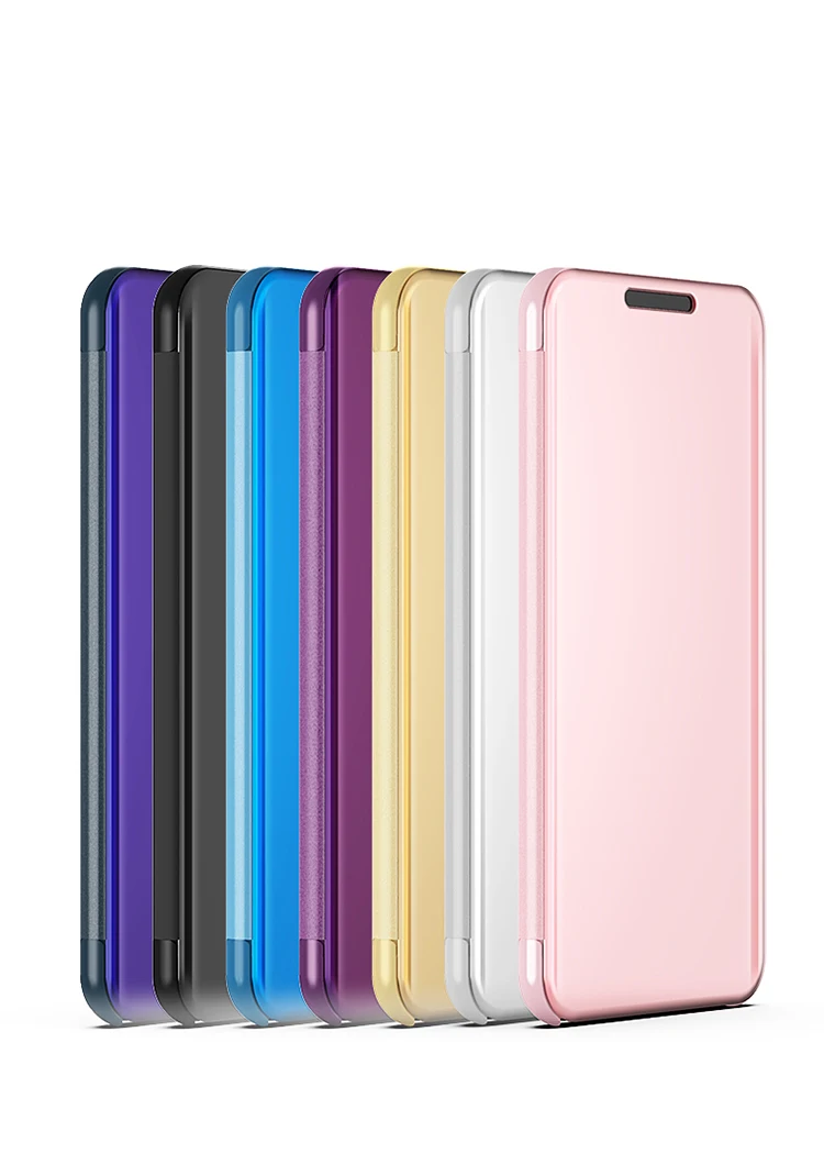 Зеркальный чехол для huawei Honor 8X Max защитный с прозрачным покрытием откидная