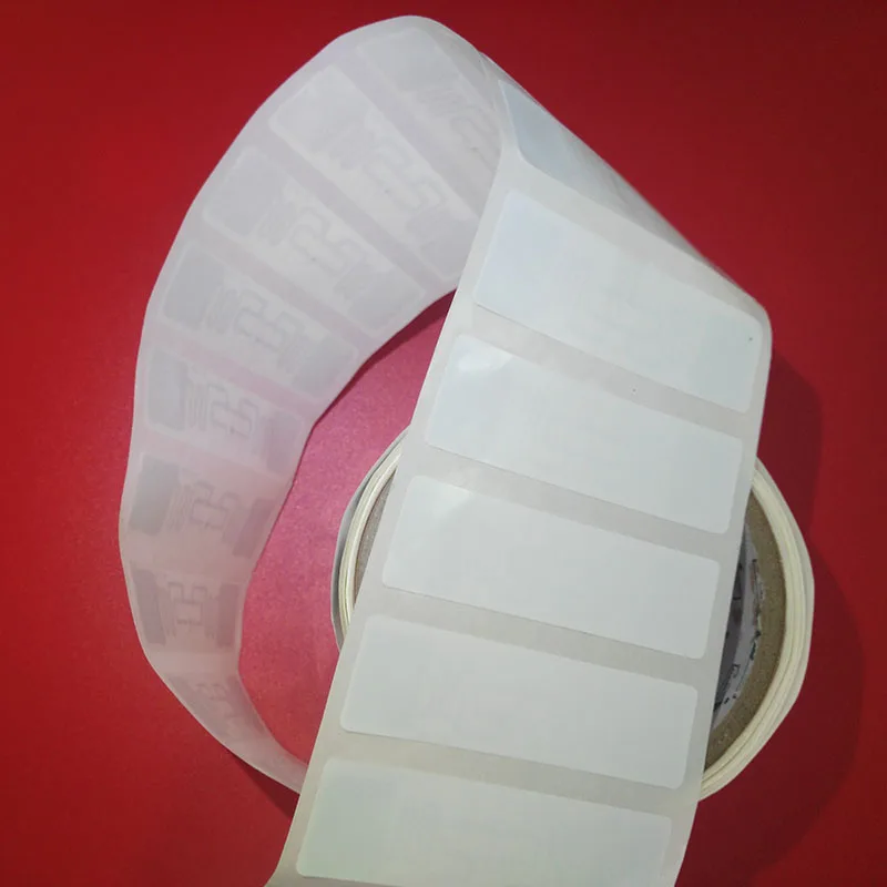 Наклейки UHF AZ 100 9662-860 МГц RFID клейкий бирка ISO 18000-6C Alien H3 инкрустация чипа 73*23 мм 960 шт.