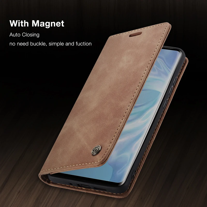 Чехол для Huawei Mate 30 Pro винтажный кошелек из искусственной кожи в стиле ретро чехол