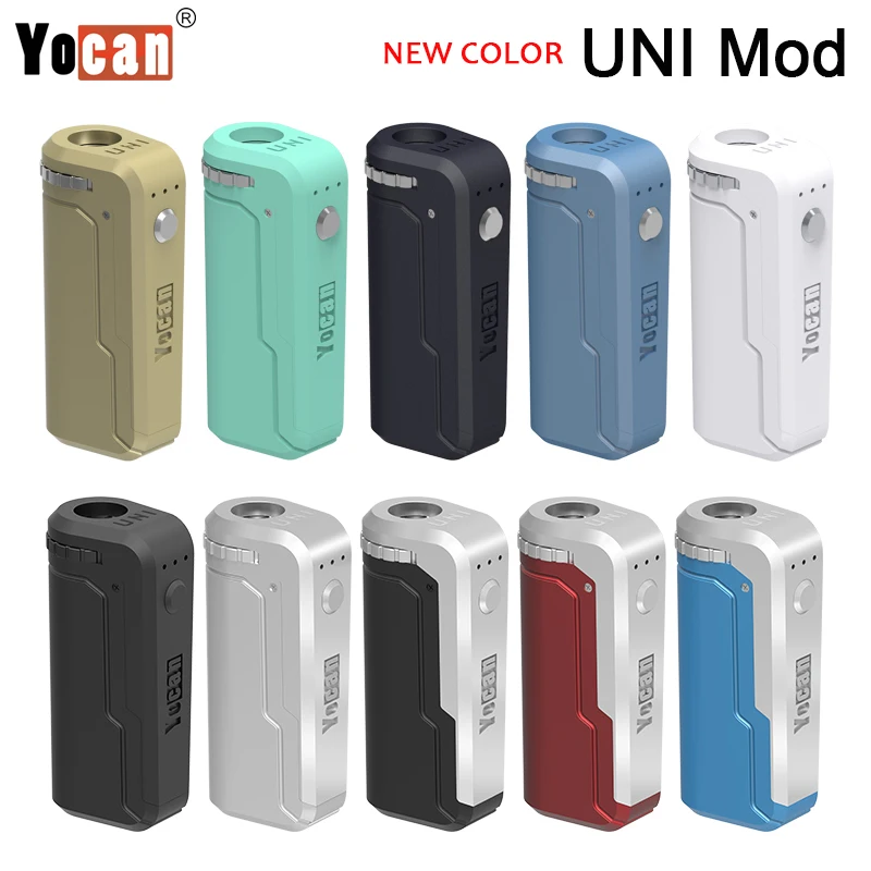 Yocan UNI Mod коробка комплект подогрева батарея переменного напряжения 650 мАч с регулируемой высотой 510 резьба электронная сигарета мод Vape