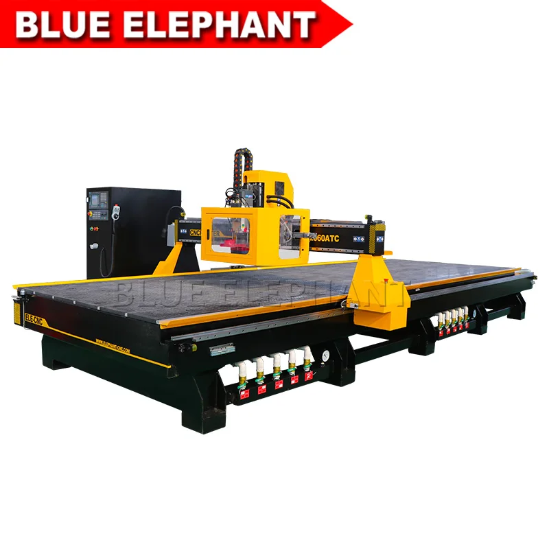ATC auto tool changer cnc router carousel type 9kw Italian spindle 2000*6000 mm big vacuum table 2060 | Инструменты