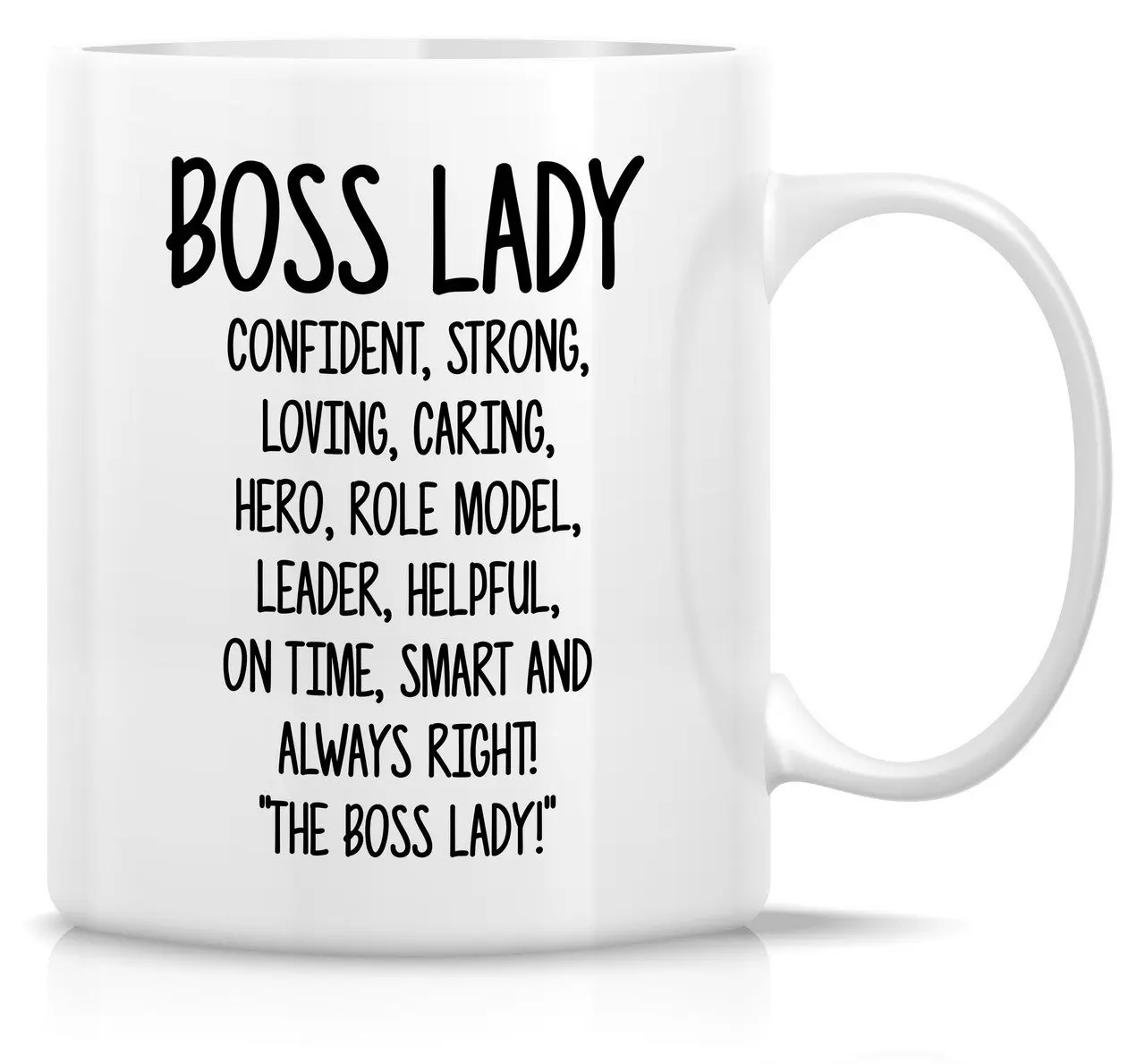 Модель для заботы Boss Lady керамические кофейные кружки 11 унций забавные
