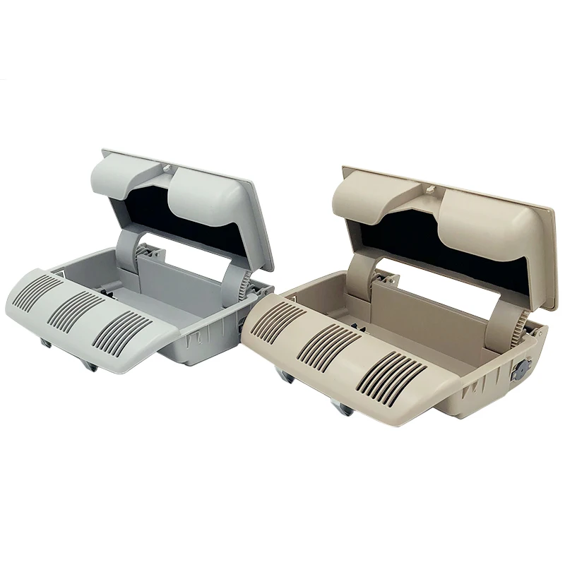 

For Skoda Octavia Fabia Roomster Sunglasses Box Sun Glasses Case Container Eyeglasses Holder Gray Beige 1Z0868565E