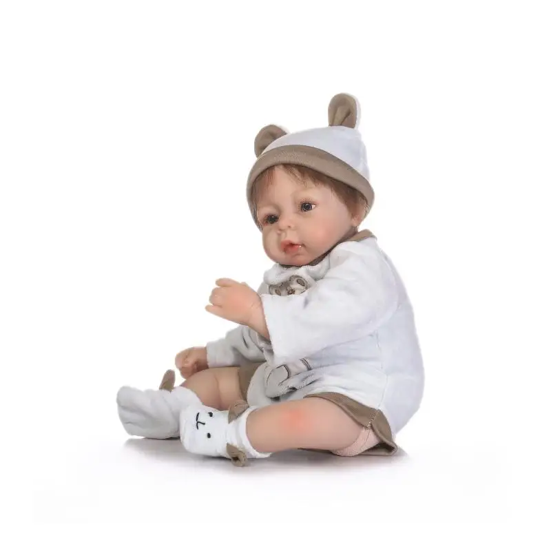 16-дюймовый 40 см NPK мягкая силиконовая кукла для новорожденных мальчиков на продажу в подарок на день рождения для детей, образовательные игрушки бонекас.