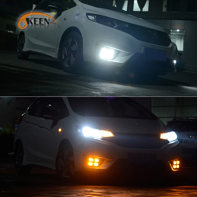 OKEEN для Honda Jazz Fit 2014 2015 2016 2017 поворотное желтое Сигнальное реле водонепроницаемый