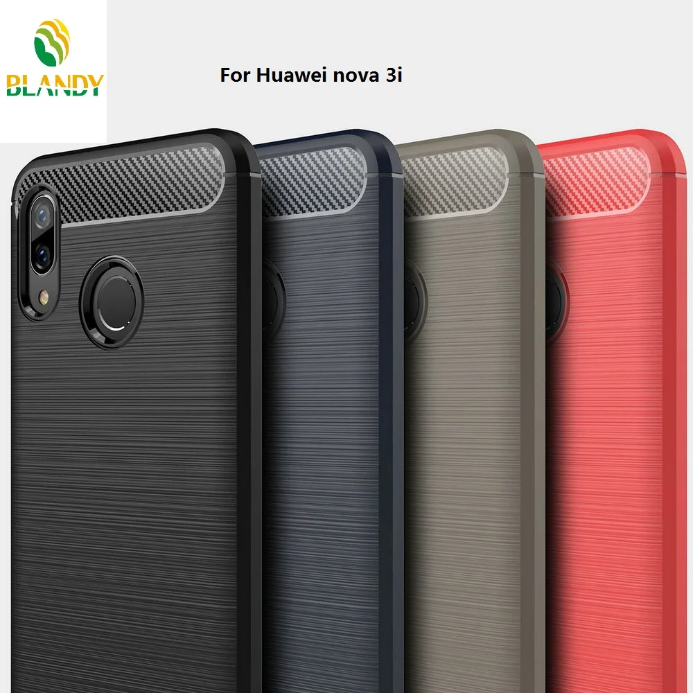 10 шт./лот мягкий силиконовый чехол из углеродного волокна для huawei nova 4 honor note 8X max mate