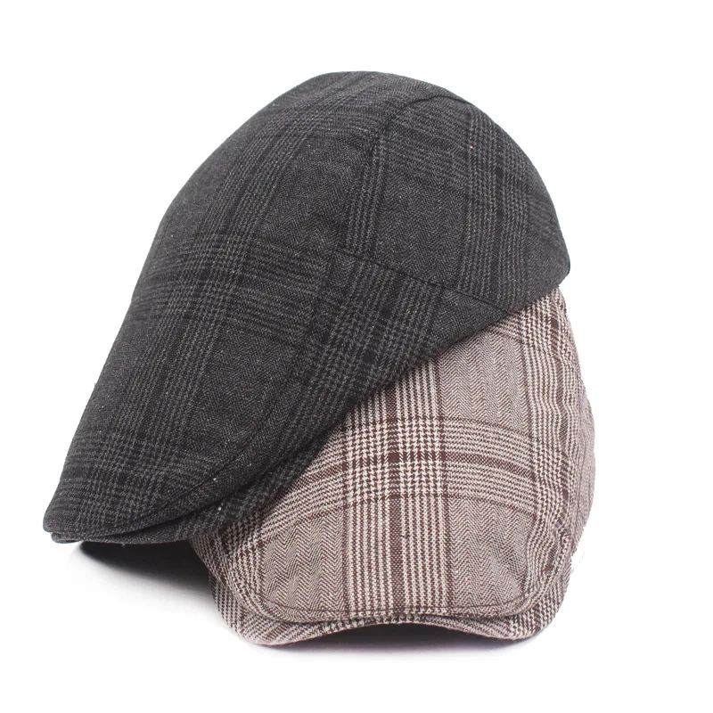 

Unisex Adjustable Men's Hat Winter Warm Cotton Beret Simple Fashion Male Bone Thicker Duck Hats Sombrero De Hombre Dad's Hat