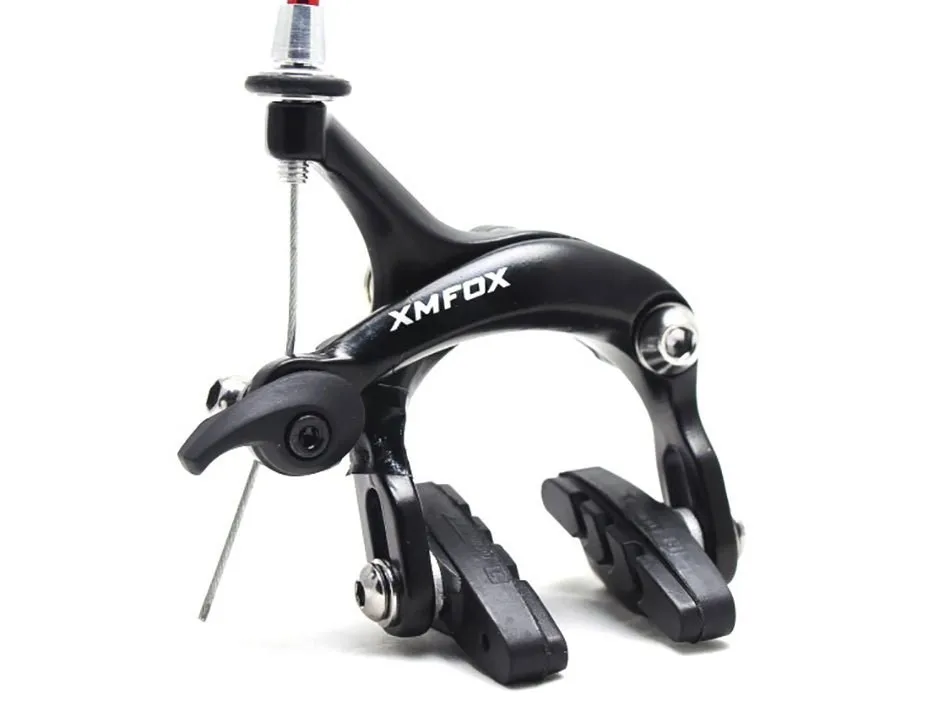 XMFOX-2.1 Road Brake Dual Pivot Bike Aluminum Side Pull Caliper Brake Front Rear Brake Road Racing Bicycle Brake Accessories
