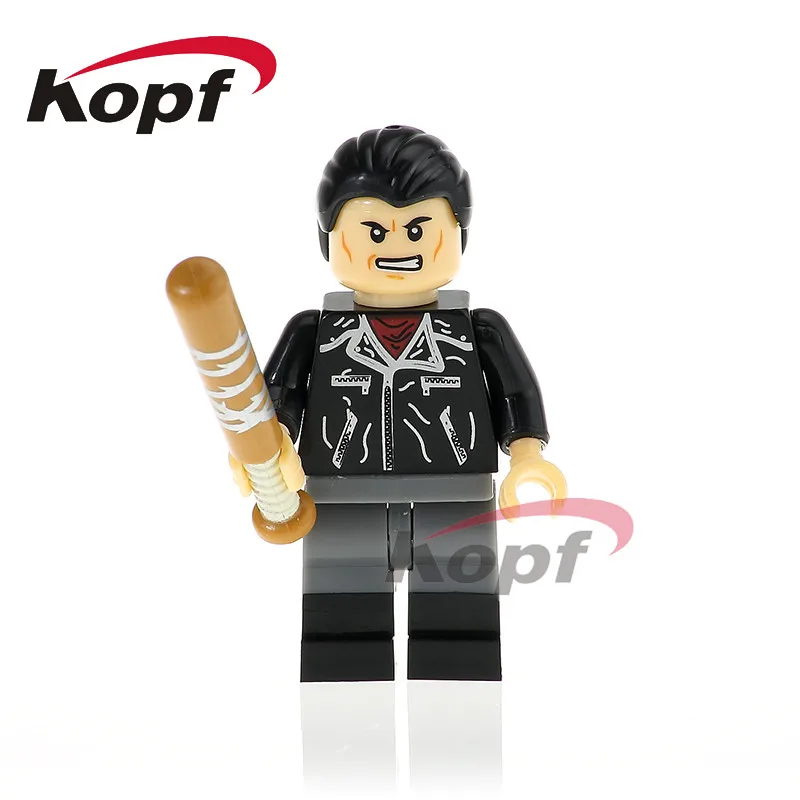 Одиночная Negan The Walking Dead Дэрил Диксон мичонн Мэгги Грин Супер Герои строительные блоки детский подарок игрушки XH 585 - Цвет: 585 Without Box