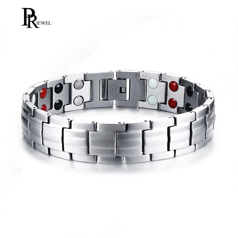 Браслет-цепочка Мужской Магнитный из нержавеющей стали стильное Ювелирное