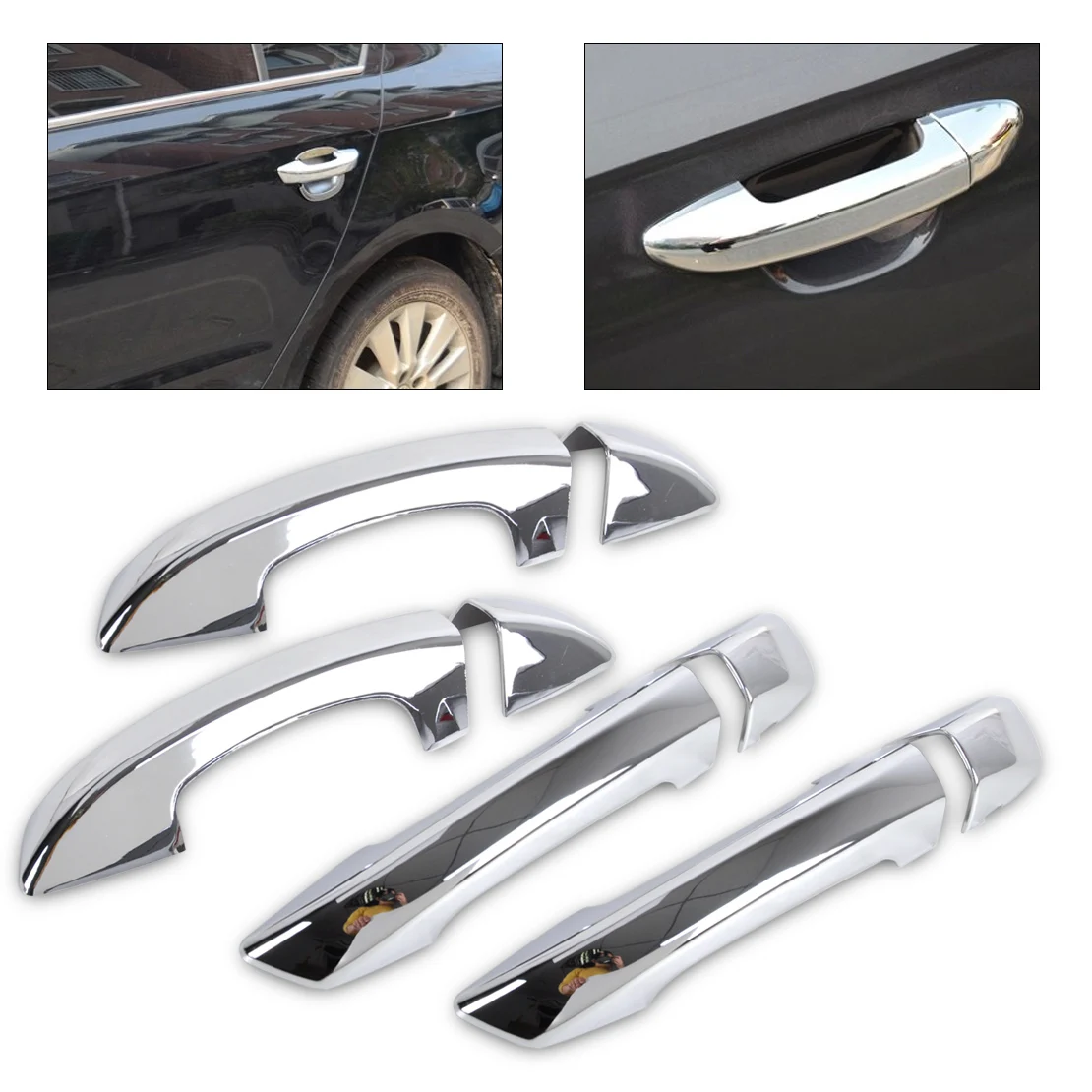 DWCX хромированная крышка ручки двери для VW Golf 6 MK6 Skoda Superb 2009 2010 2011 2012|handle trim|exterior door