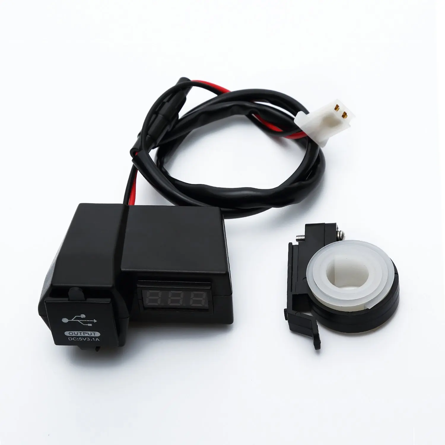 Зарядное устройство USB для мотоцикла с вольтметром и переключателем ВКЛ./ВЫКЛ. 5 в