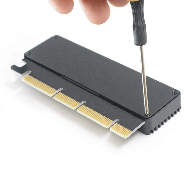 PCI Express 3 0x16x8x4 к PCIe Based M Key M.2 NVMe и AHCI SSD адаптер карта с алюминиевым чехол теплоотвод