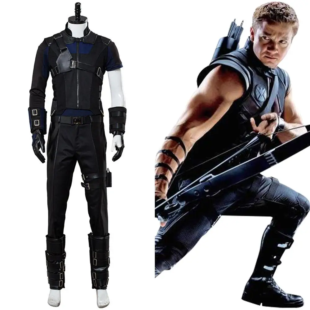

Hawkeye Clinton Francis Barton Cosplay Costume Full Set Adult Men Halloween Carnival Party Costumes