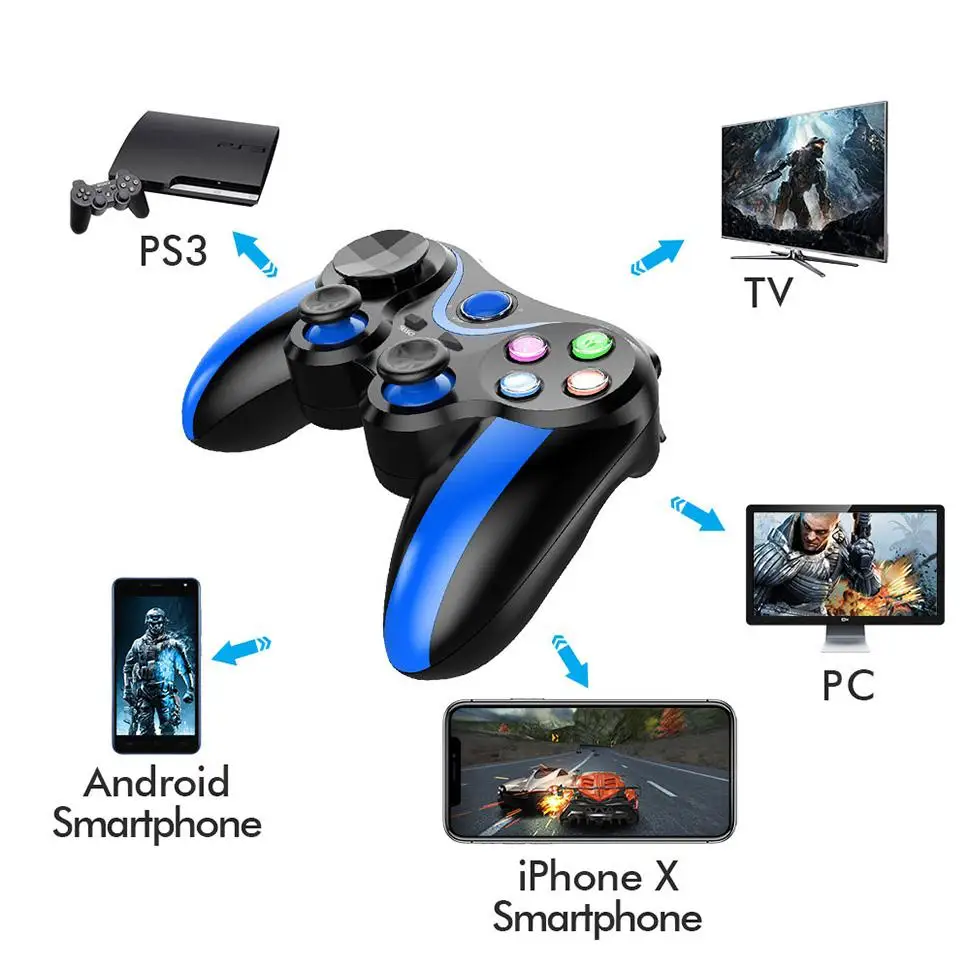 Геймпад Kuulee для телефона игровой беспроводной контроллер с поддержкой Bluetooth Xiaomi