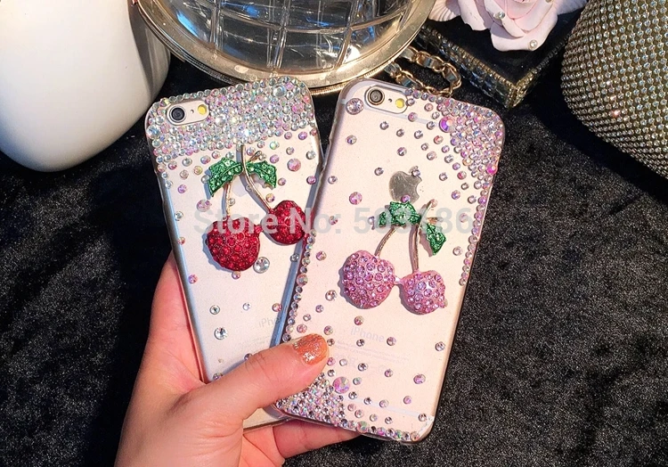Чехол со стразами для OPPO A91 A83 Reno 2 A Ace Realme 3 X2 Pro C2 A1K A5 A9 2020 Cherry Стразы чехол|Бамперы| |