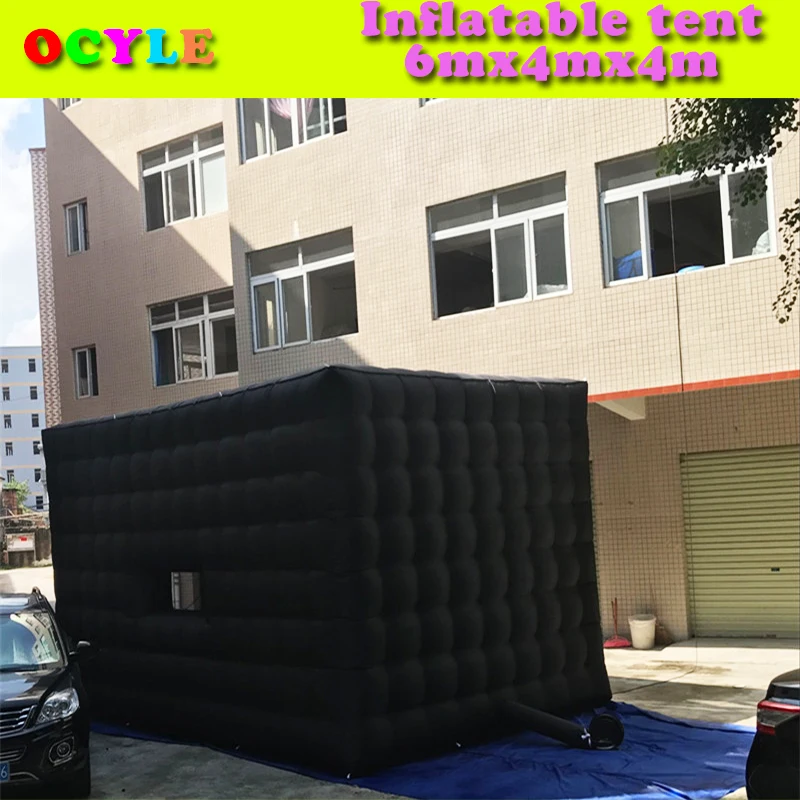 Черная надувная кубическая палатка для улицы 6 м|outdoor inflatable|tent inflatableinflatable outdoor |