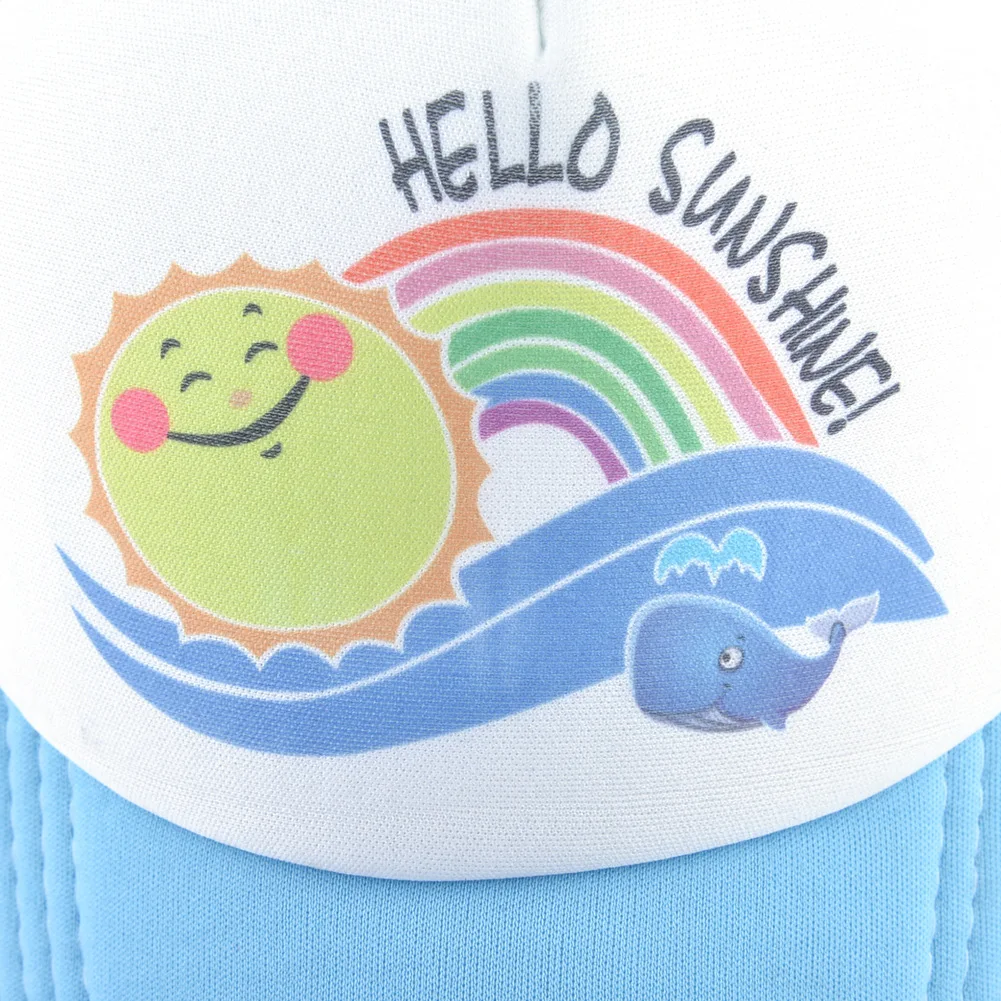 Детская бейсболка Hello Sunshine летняя сетчатая Кепка с козырьком для мальчиков и