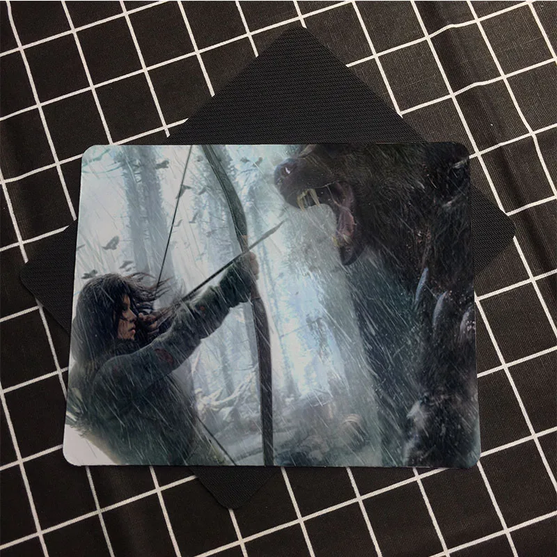Коврик для мыши lara croft большой резиновый коврик компьютерных игр|gaming mousepad|rubber mouse
