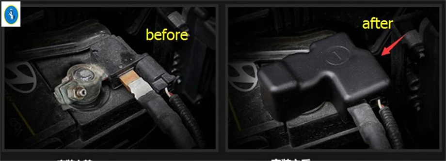 

Yimaautotrims Auto Accessory Plastic Engine Battery Negative Interface Cover Kit Fit For Hyundai Tucson 2016 2017 2018 2019 2020