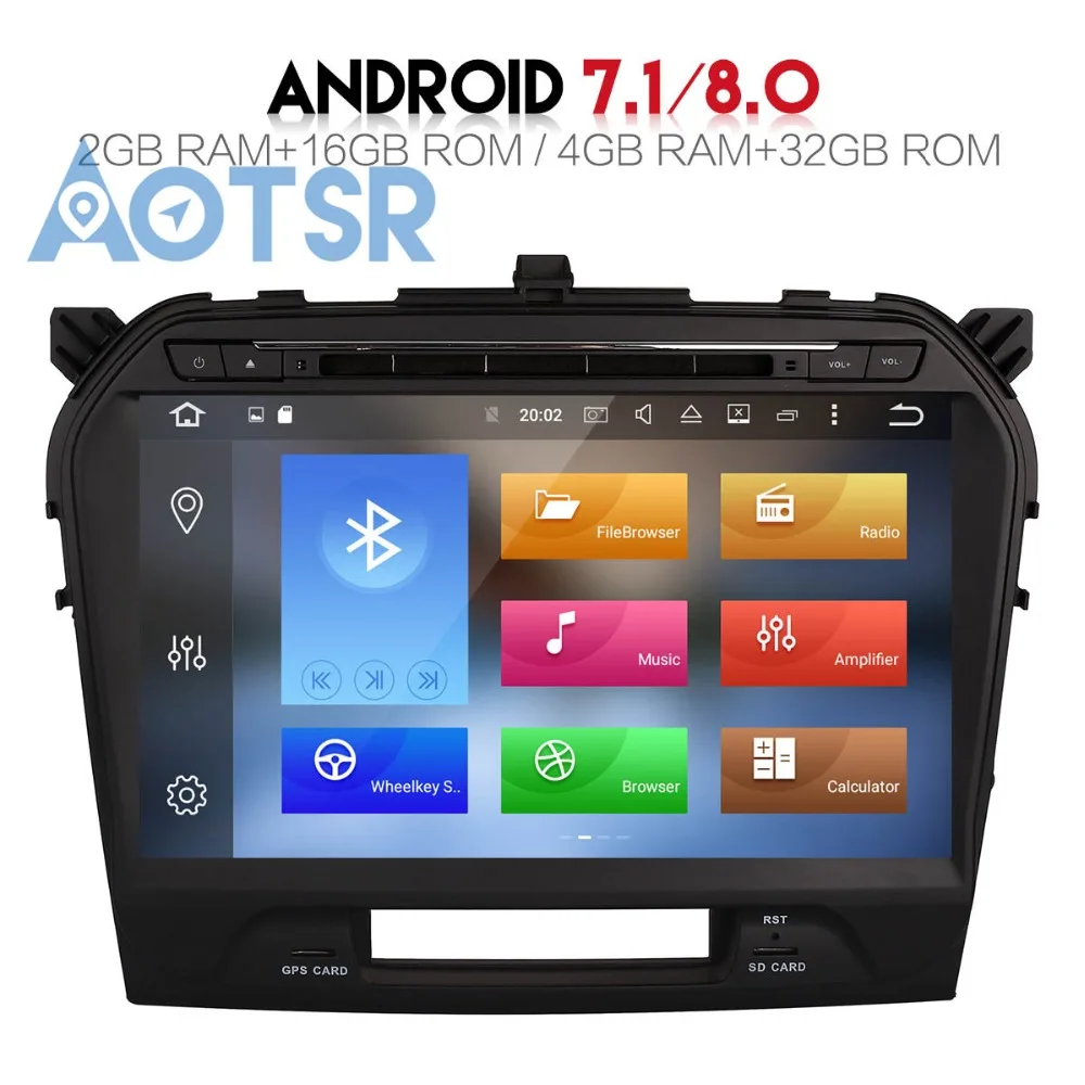 Autostereo Восьмиядерный Android радио автомобильный DVD плеер GPS навигация для Suzuki Grand Vitara