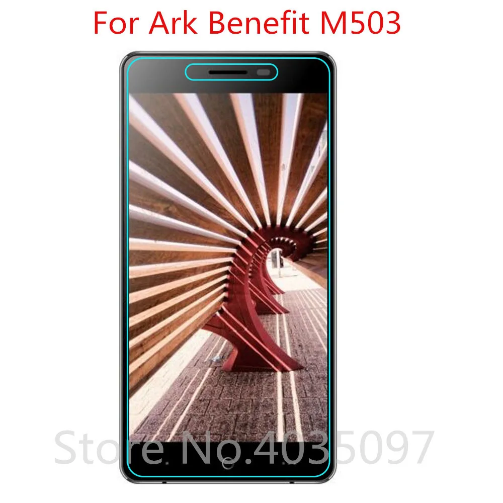 Закаленное стекло премиум класса 9H для Ark Benefit M503 защита экрана закаленная
