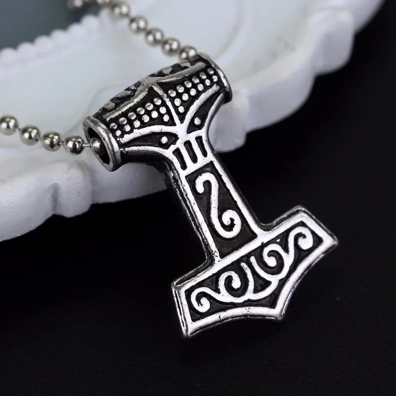 10 стилей Мститель Тор ожерелье молоток Темный мир сплав THOR'S HAMMER Magick Мужская подвеска ожерелье ювелирные изделия Прямая поставка
