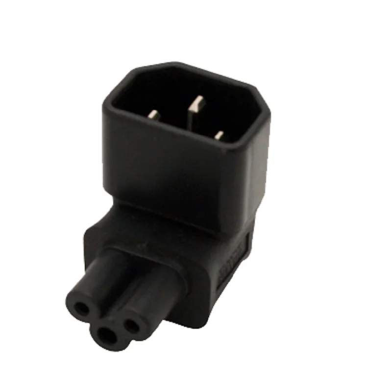 Адаптер питания переменного тока с изгибом под IEC320 C14 на C5|angle|angle adapter |