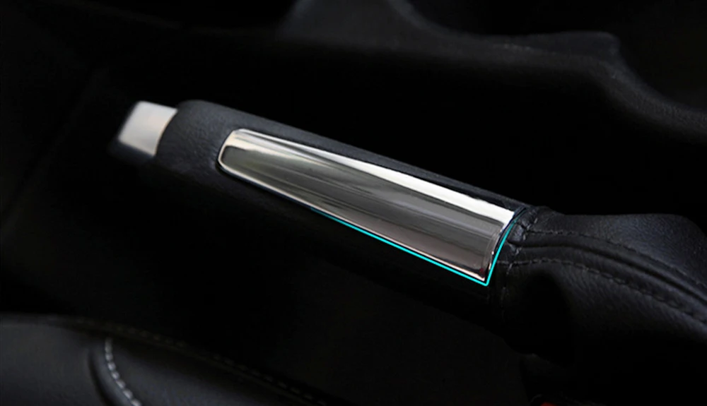 1 шт. автомобильный Стайлинг abs хромированная отделка ручного тормоза ручки наклейки для Ford Focus 2 3 4 MK2 MK3 MK4 2009- Аксессуары
