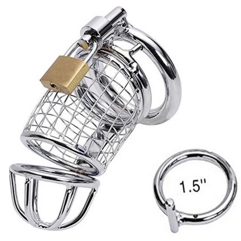 Мужской Пояс верности из нержавеющей стали 3 размера|penis cage|stainless steel chastitychastity device |