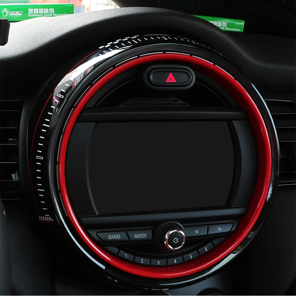 

For jcw Car Central Control Screen Instrument Panel Cover Housing Trim Frame Decor For MINI Cooper One JCW F55 F56 Accessories