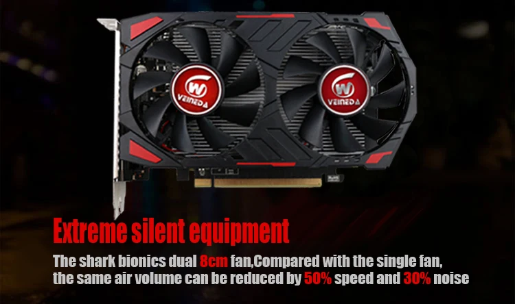 VEINEDA видеокарты 750Ti-2GD5 GDDR5 128 бит настольных ПК Графика для nVIDIA GeForce GTX 750 TI Hdmi