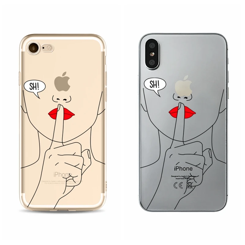 Чехлы для телефонов IPhone X 10 7 8 6 6s Plus plus Красивая девушка милый кот любовь сердце