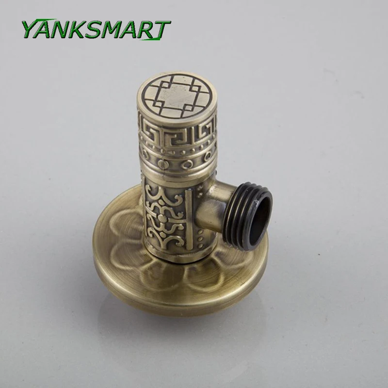 YANKSMART ретро аксессуары для ванной комнаты античный латунный водяной транс клапан