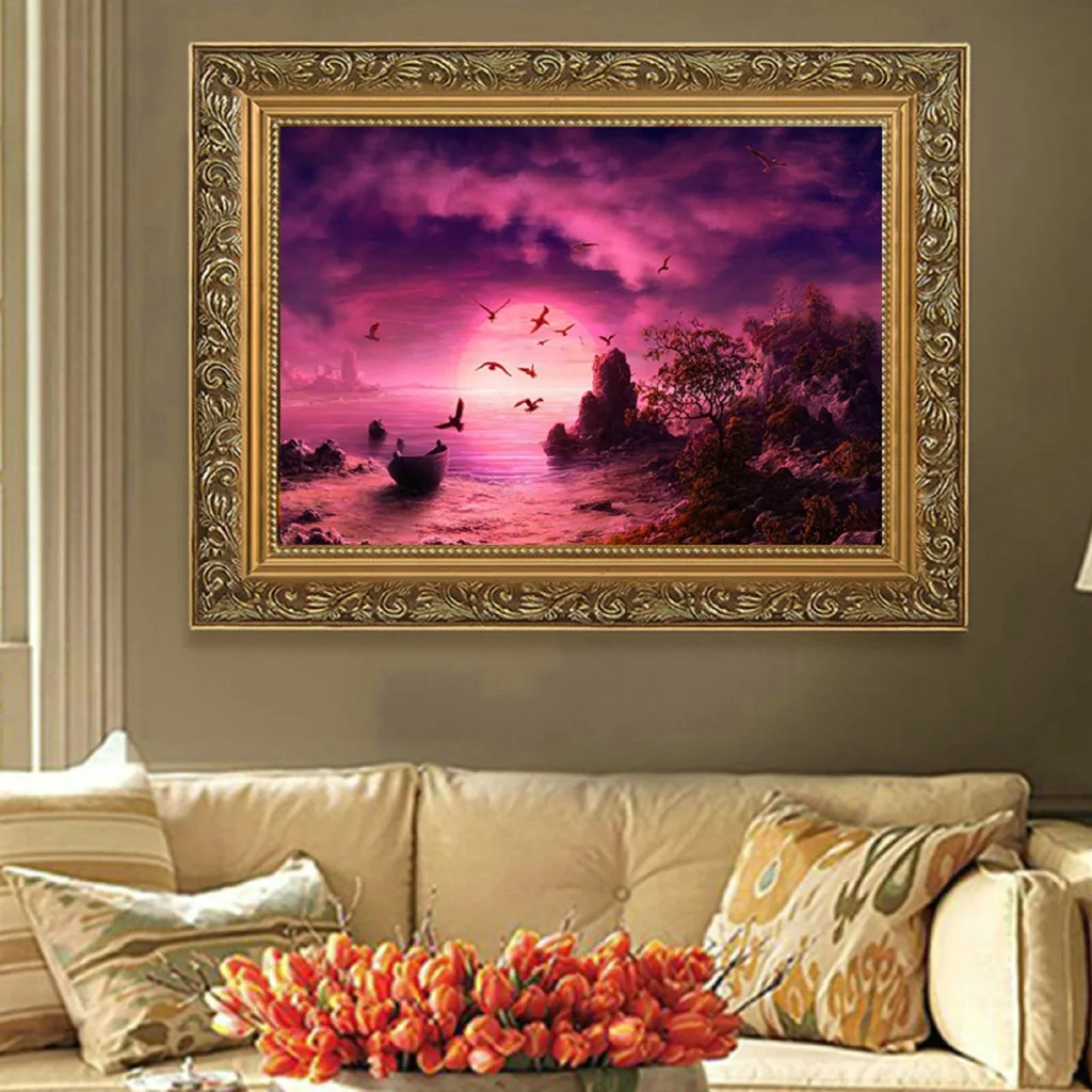 Дропшиппинг 5D Вышивка Картины Стразы наклеены DIY алмазная живопись вышивка