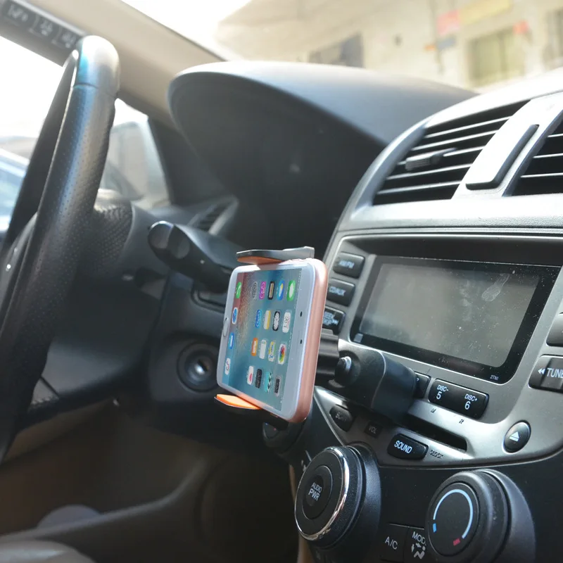Универсальный автомобильный держатель для телефона 2 в 1 подставка с