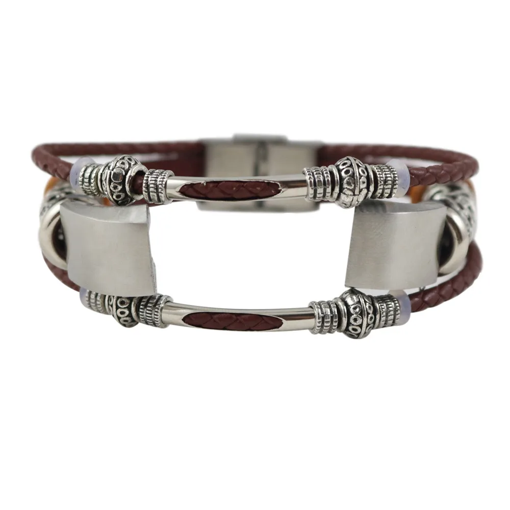 Новые модные ретро часы ремешок Замена кожаный для Fitbit Alta/Fitbit Alta HR 15J Прямая