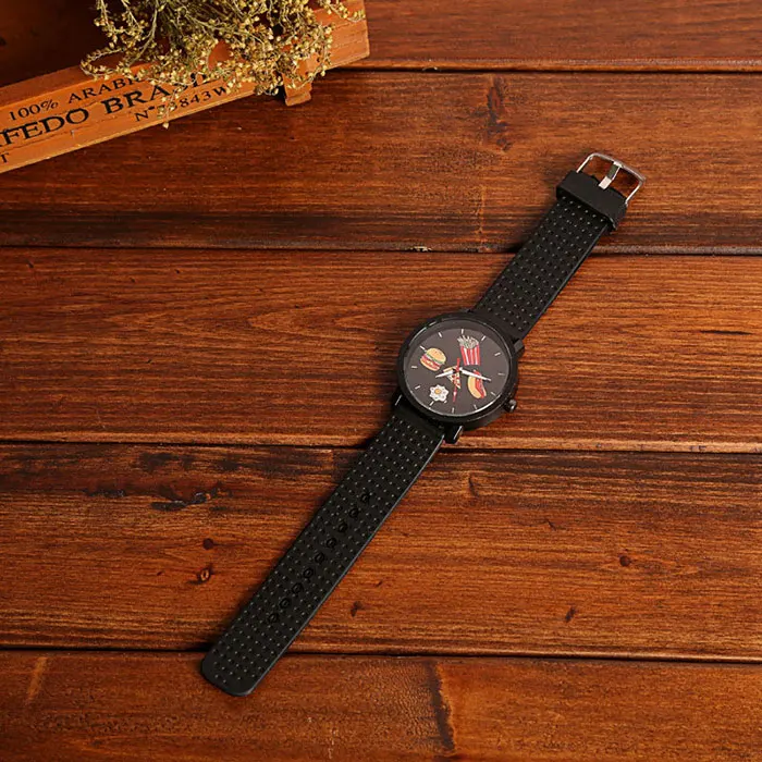 Silicone black Новинка, простые наручные часы для женщин, женские кварцевые наручные часы, женские часы, уникальный циферблат, дизайн Hodinky Montre, повседневный стиль - Цвет: Silicone black