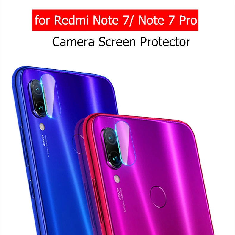 2 шт для Xiaomi Redmi Note 7/Note 7 Pro защита для экрана камеры задняя камера стеклянная линза защитная пленка из закаленного стекла