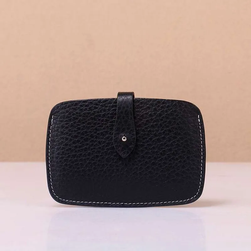 Маленький кошелек для кредитных карт Классический дизайнерский кожаный чехол