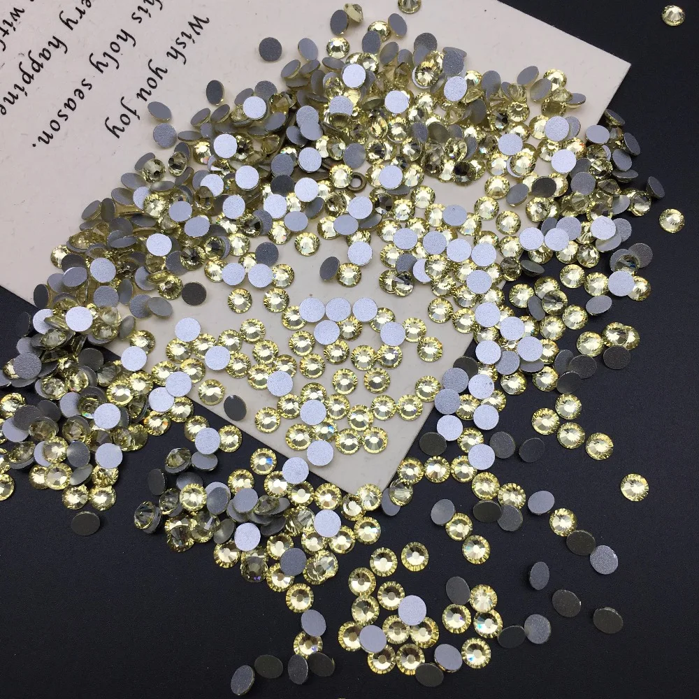Good Quality Jonguil DIY Strass Crystal ss3-ss34 Non HotFix Nail Art Flatback Rhinestones for Clothes Decorations | Дом и сад