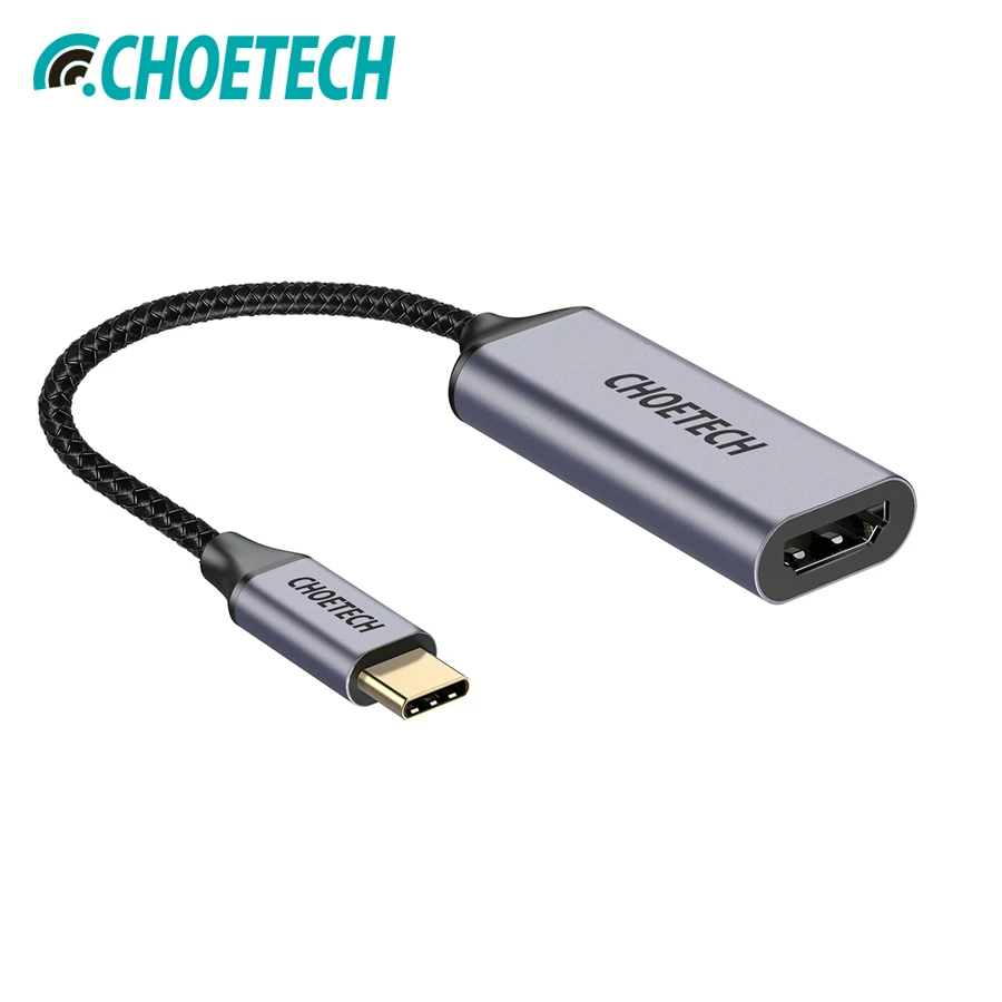 USB C к HDMI CHOETECH 4K @ 60Hz usb type концентратор Кабель адаптер Thunderbolt 3 совместим с 1080 p MacBook Pro