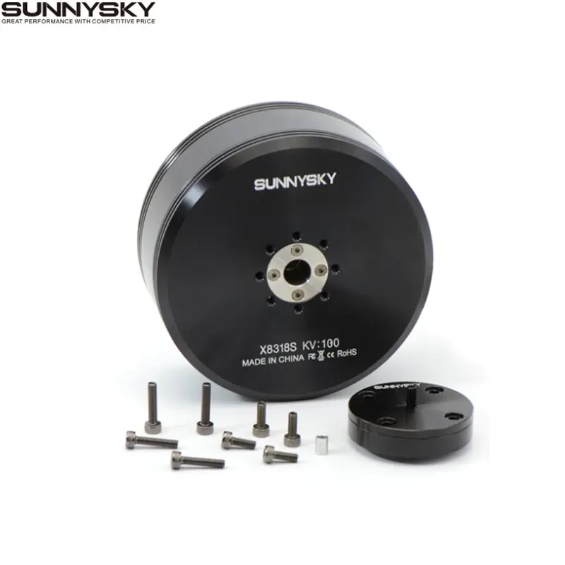 Оригинальный бесщеточный двигатель Sunnysky X8318S 100KV 120KV многовинтовой для раннего